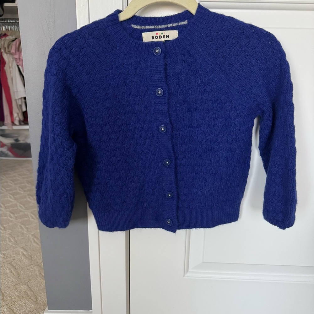 COPY - Mini Boden Size 6-7y Blue Sweater